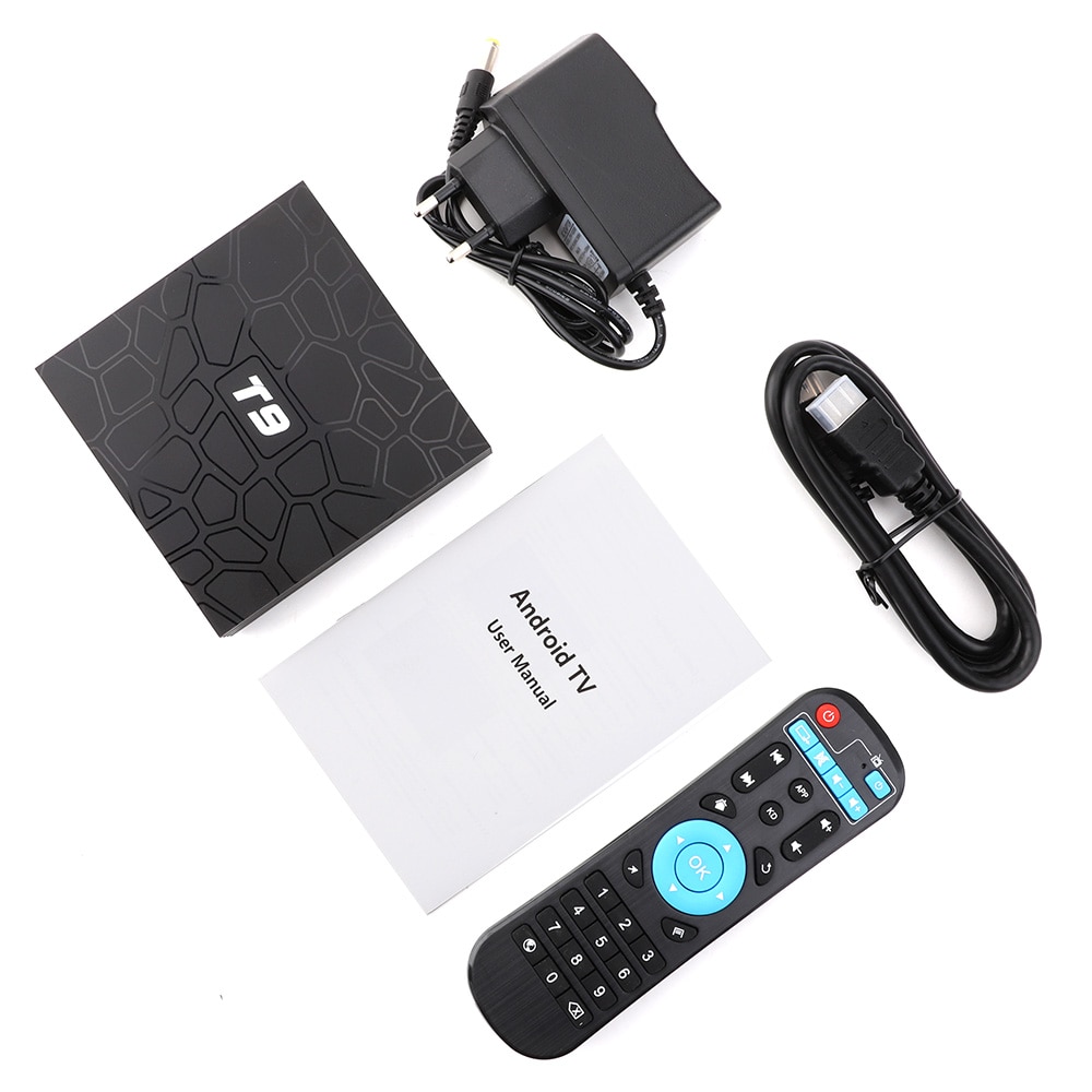 Đầu Tv Box Android 9.0 Tv Box Rockchip 4gb 64gb Hỗ Trợ 1080p 4k 60fps T9 Pd X96Mini Tx6