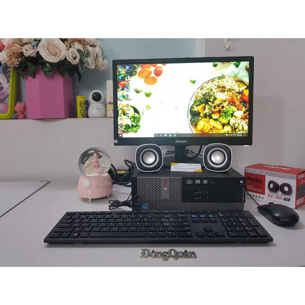 Máy tính cũ dùng cho văn phòng học tập có ổ SSD + Wifi, tặng kèm màn hình