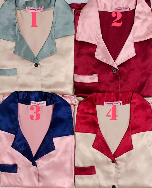 𝑩𝑼𝑭𝑭𝑬𝑻 𝑺𝑻𝑶𝑹𝑬 - Đồ Bộ Ngủ Pijama Phi Lụa Phối Tay Ngắn Quần Dài ❤️ | BigBuy360 - bigbuy360.vn