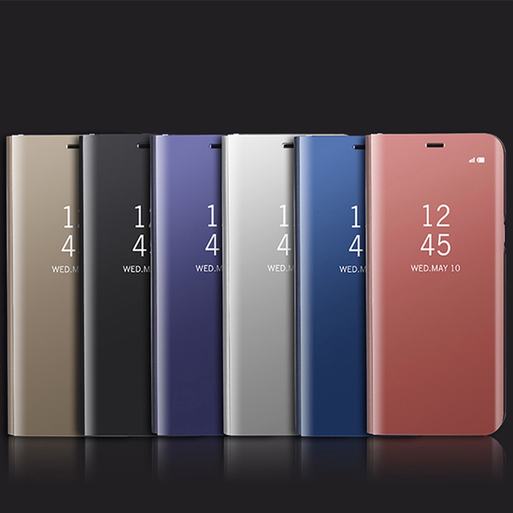 Sony Xperia XZ/ XZ3/ XZ4/ Xperia 1/Xperia 5/XZ5/Xperia 1 II Smart Mirror Flip Phone Case Stand Auto Sleep Clear View Casing Cover