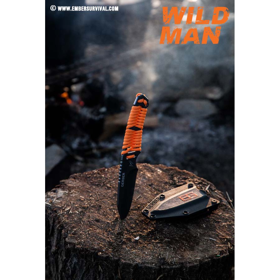 dao phượt Gerber Bear Grylls Paracord Fixed Blade Knife