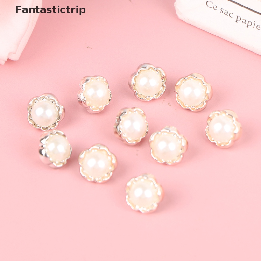 Set 10 nút áo ngọc trai thời trang cho nữ
