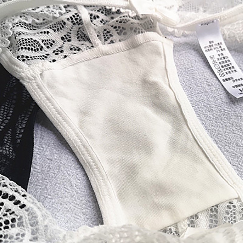 Quần Lót Ren Nữ Tàng Hình Thông Hơi Cạp Thấp Dây Hông Phối Nơ Sexy Quyến Rũ Gợi Cảm R55