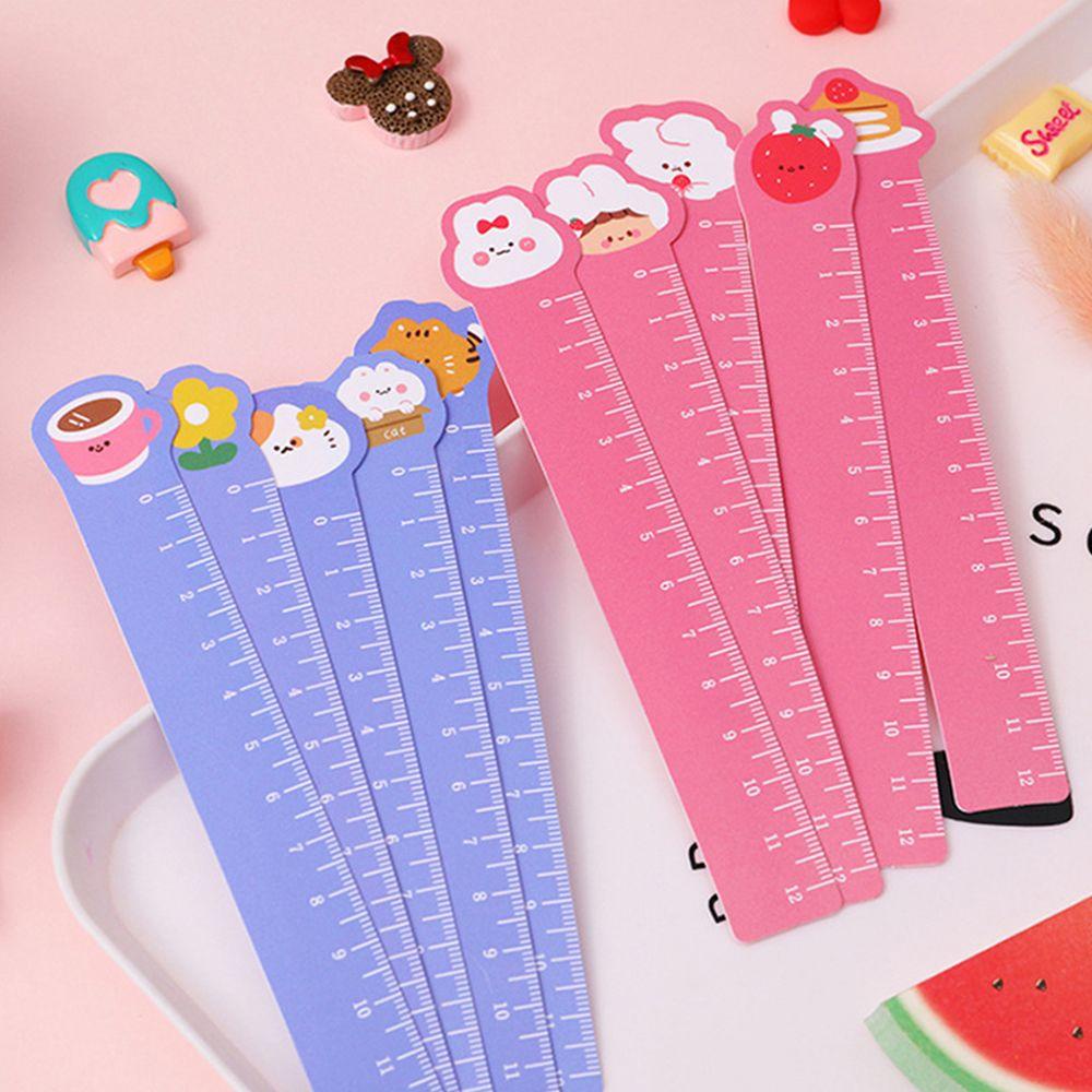 Thước Thẳng 12cm Di Động Có Thể Uốn Cong Dễ Thương Đa Ứng Dụng Cho Bé