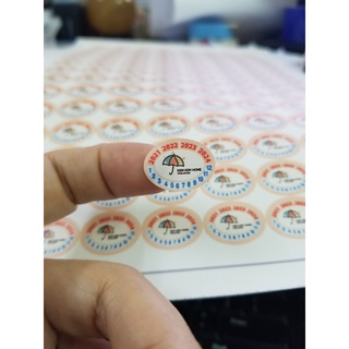 1000 tem vỡ kích thước 1.5x2cm bế sẵn theo hình
