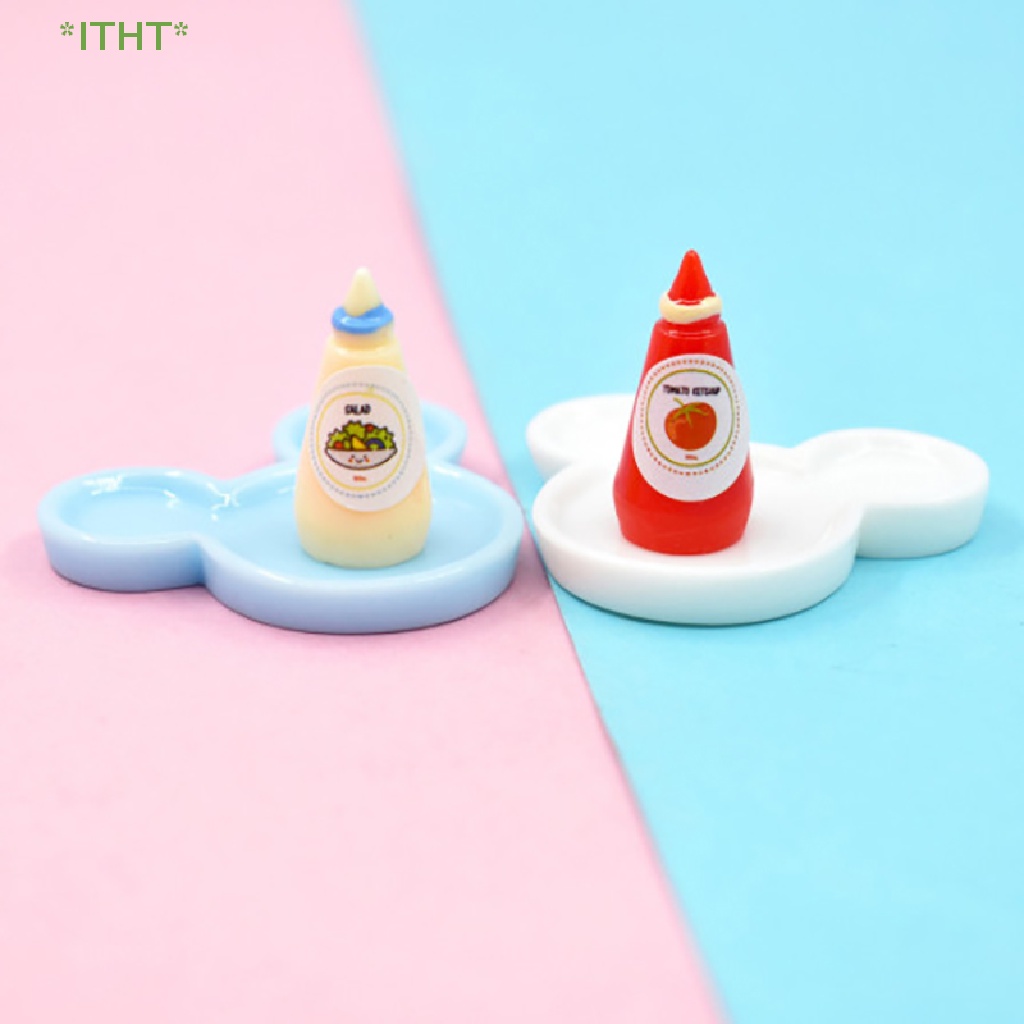 Bộ 4 Món Đồ Chơi Làm Salad Tỉ Lệ 1: 12 Cho Nhà Búp Bê Mới