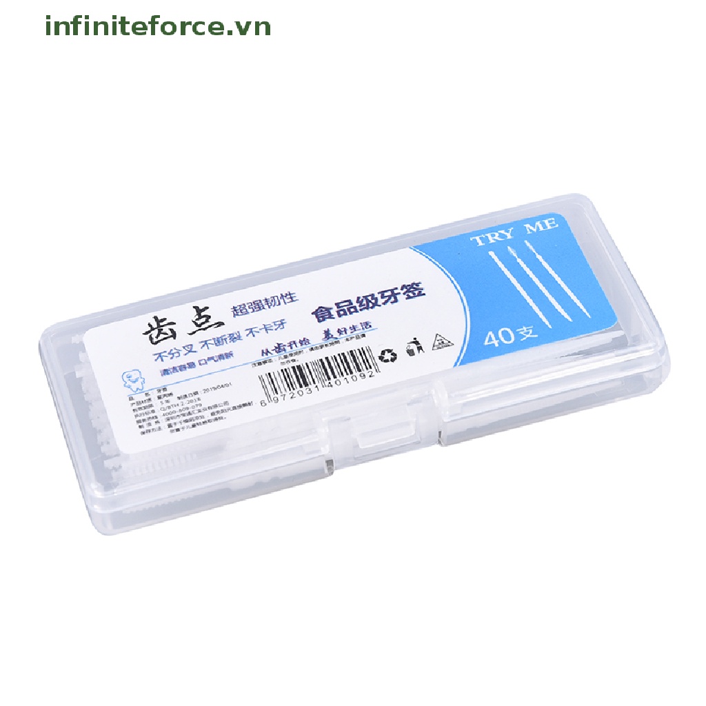 Hộp 40 Tăm Chỉ Nha Khoa Vệ Sinh Răng Sạch Sẽ