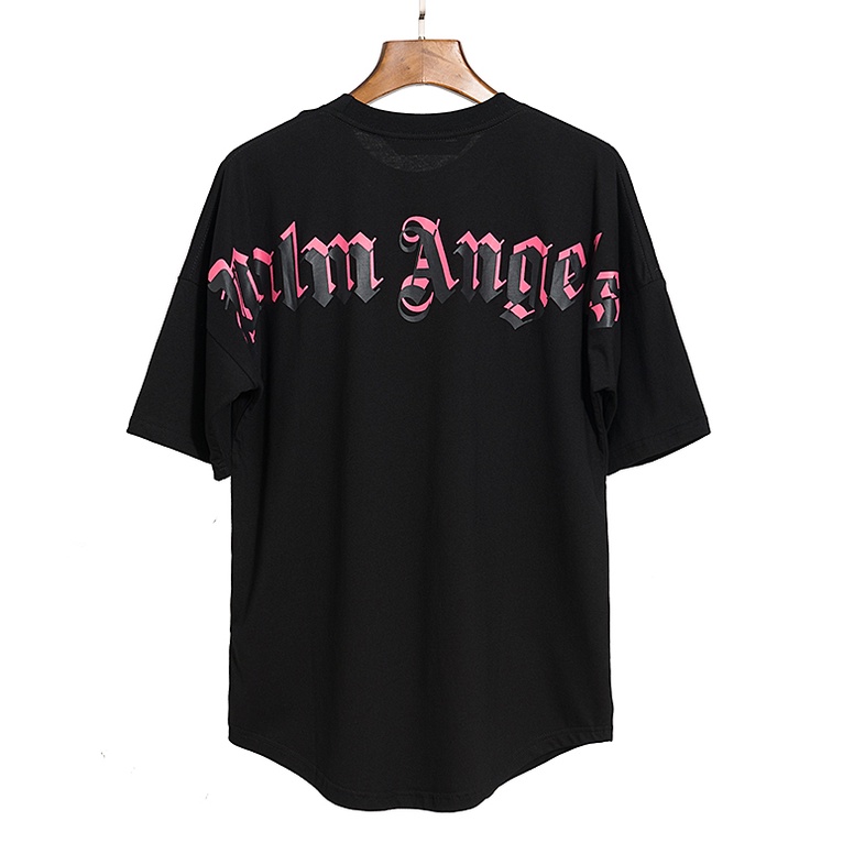 Áo Thun Tay Ngắn Cổ Tròn In Chữ Lớn Sau Lưng Phong Cách Đường Phố Cho Nam Và Nữ