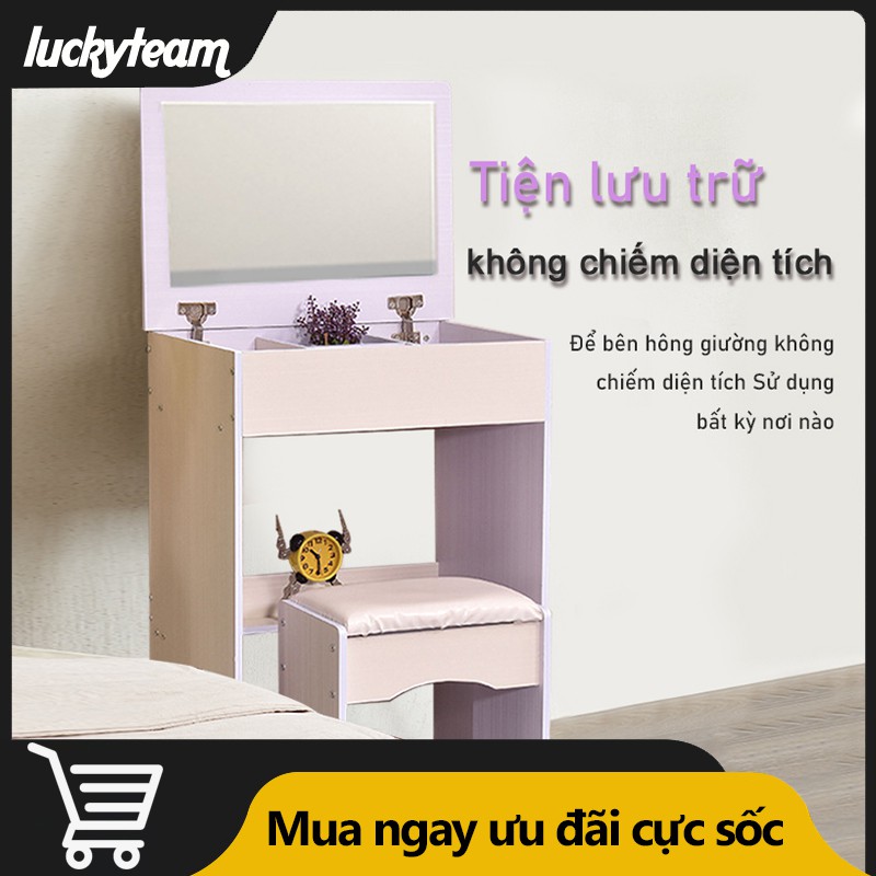 HOT 2021 Bàn Trang Điểm Ngồi Bệt, Bàn trang điểm sang trọng nhẹ bàn Gỗ MDF Cao Cấp Chịu Lực Cao - YB16