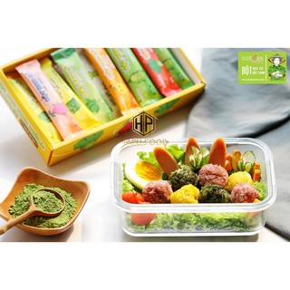 Combo Bột ăn dặm cho bé Dalahouse - Bột rau xanh cho bé ăn dặm - Bột rau củ sấy lạnh