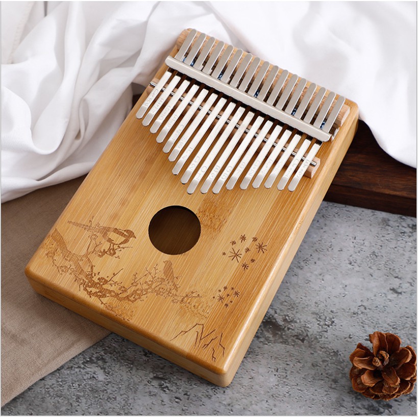 [Có sẵn] Giao nhanh 2h Đàn kalimba 17 phím gỗ mahogany mẫu mới