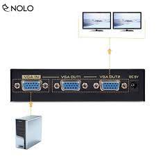 Bộ chia VGA 1 CPU Ra 2 Màn Hình FJGEAR FJ-2002  , 1 Ra 4 JH-2004, Chính Hãng 100%, Hình Ảnh Rõ Nét