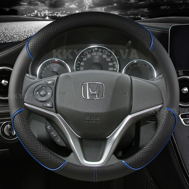 Bao Da Bọc Vô Lăng Xe Hơi Honda Penutup Stereng No Smell City Civic FC FD Jazz BRV CRV HRV