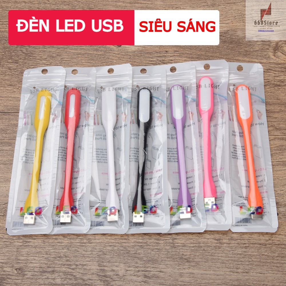 Đèn led USB loại đẹp, siêu sáng, kèm túi đựng bảo vệ