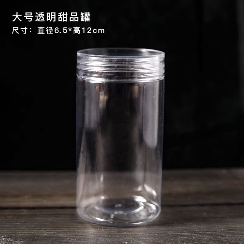 10 Hũ Nhựa Kèm Quai Giấy Đựng Bánh Kẹo