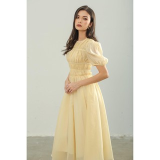 Đầm Nhún Ngực Dáng Xòe Nữ AT MODA DE LITA