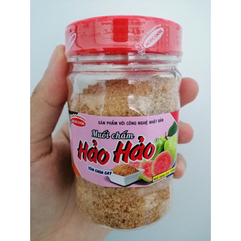[Mã 156FMCGSALE hoàn 8% đơn 500K] (hàng có sẵn) Muối Hảo Hảo tôm chua cay 120G Date LUÔN MỚI (MUỐI CHÍNH HÃNG)