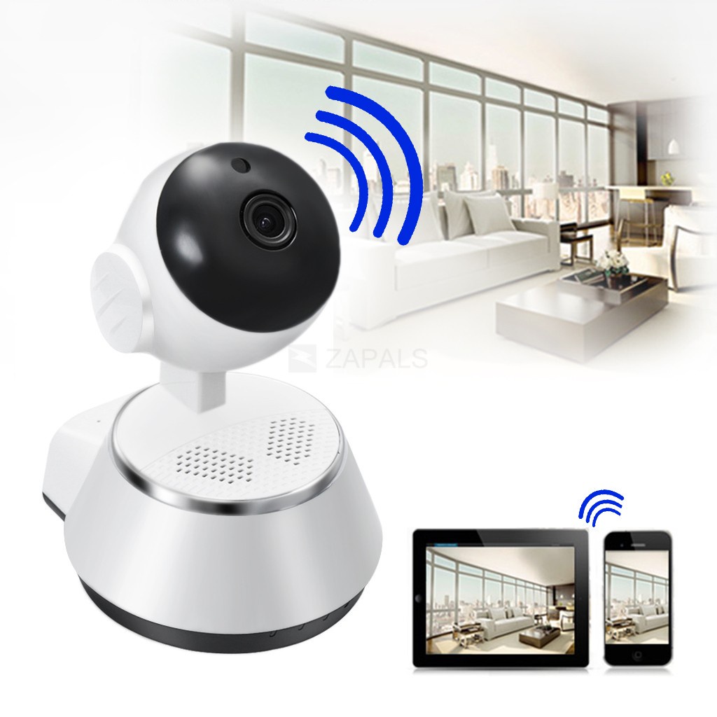 Camera Wifi V380 Pro HD1080p Siêu Nét, Camera Không Dây Xoay 360 độ, Tích Hợp Microphone Ghi Âm Thanh, Đàm Thoại 2 Chiều