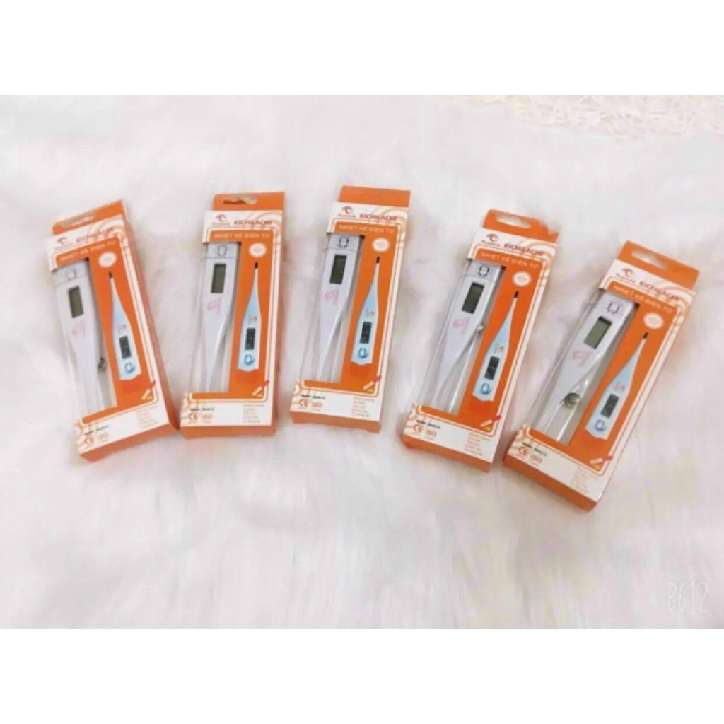 (Kèm 2 pin) Nhiệt kế điện tử Kichi công nghệ Nhật Bản