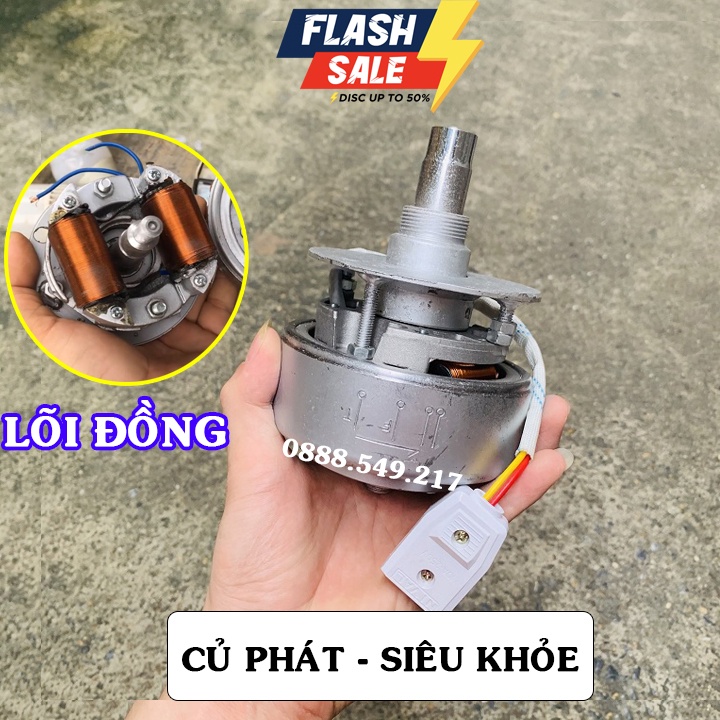Củ phát điện gắn xe máy loại siêu khỏe khung sắt