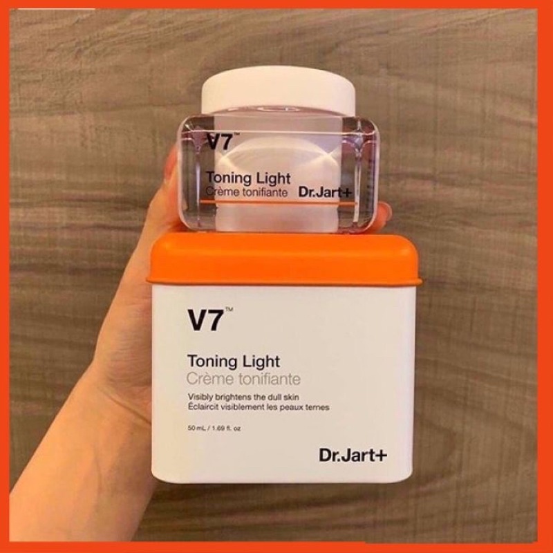 Kem Dưỡng Trắng Da V7 Toning Light Hàn Quốc, dưỡng ẩm, trắng da, tái tạo da trắng hồng căng bóng