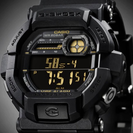 Đồng Hồ Nam CASIO G-Shock Chính Hãng Anh Khuê GD-350-1BDR