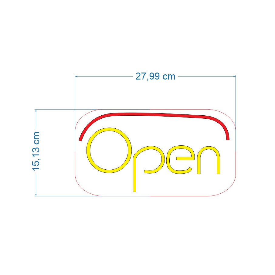 Đèn Led Neon Sign Open Trang Trí Cửa Hàng