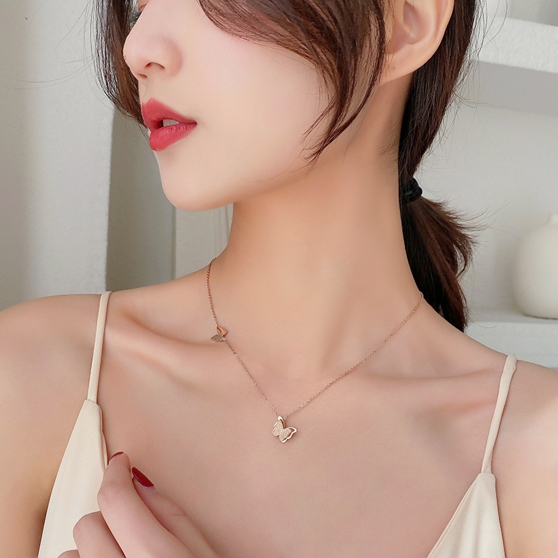 Dây chuyền CDE Pave Butterfly Necklace CDE0612