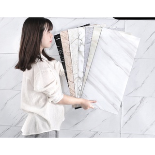 Tấm Nhựa PVC Vân Đá Ốp Tường Trang Trí Có Keo Dán Sẵn ( 30x60 cm).