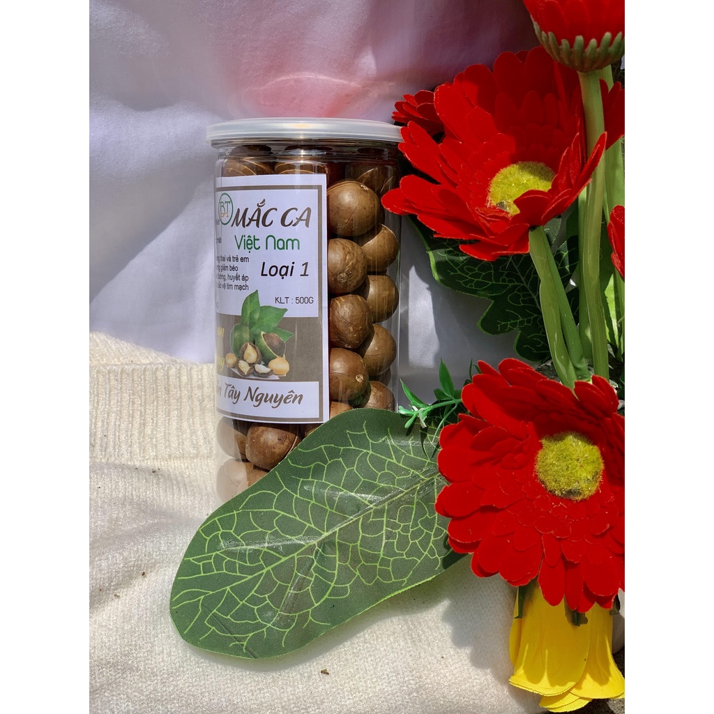 Hạt Macca Tây Nguyên sấy nứt vỏ- loại 1  ⚡️ Tặng kèm khui hạt