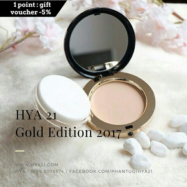 (SALE TẾT) Phấn tươi Hya 21 nhẹ mặt không đổ dầu da khỏe an toàn | BigBuy360 - bigbuy360.vn