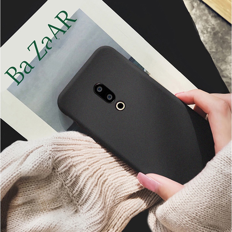 Ốp Điện Thoại TPU Mềm Siêu Mỏng Mặt Nhám Màu Trơn Đơn Giản Cho Meizu MX5 MX6 Pro 6 7 Plus Pro6 Pro7 X8