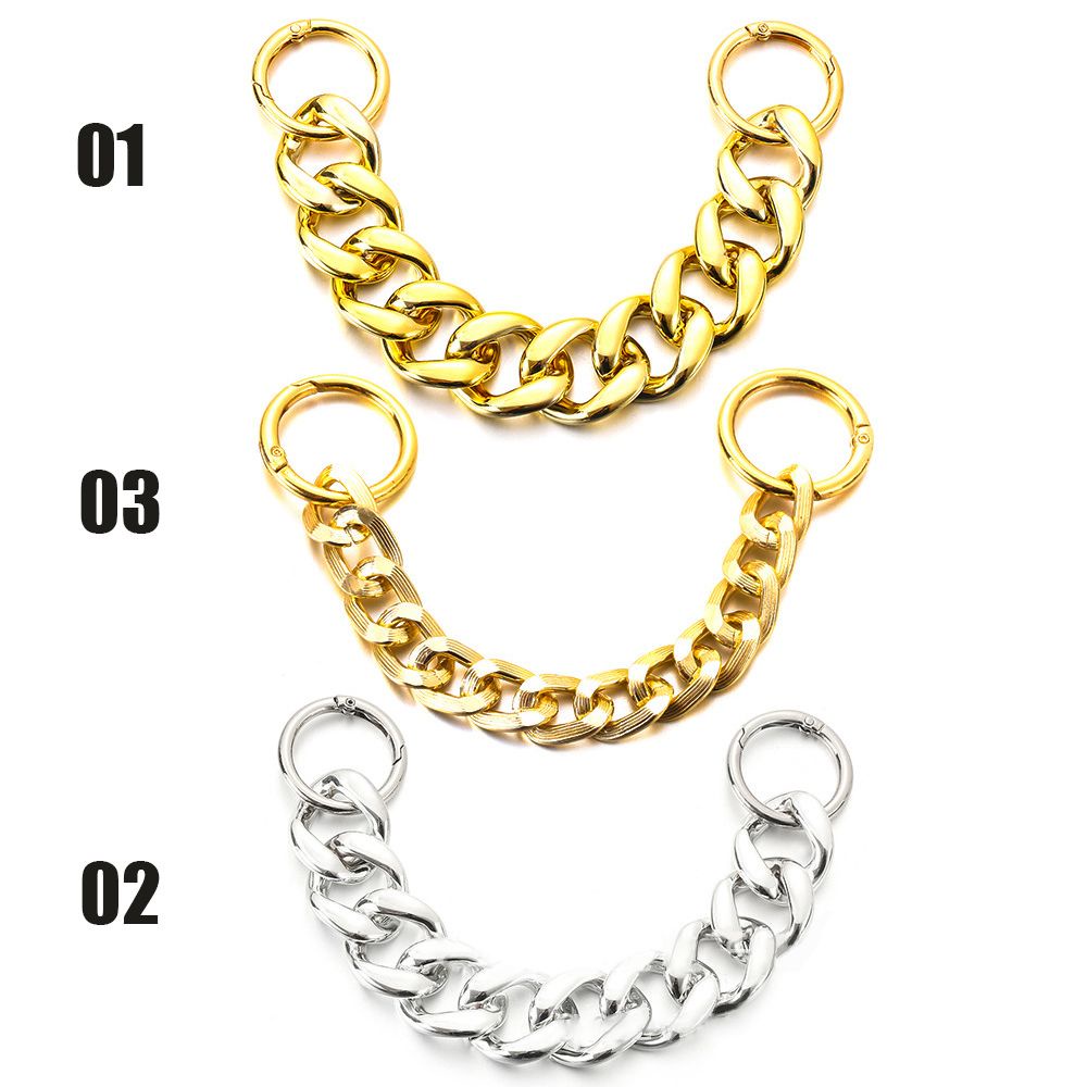 Dây xích kim loại trang trí giày dép cho nữ