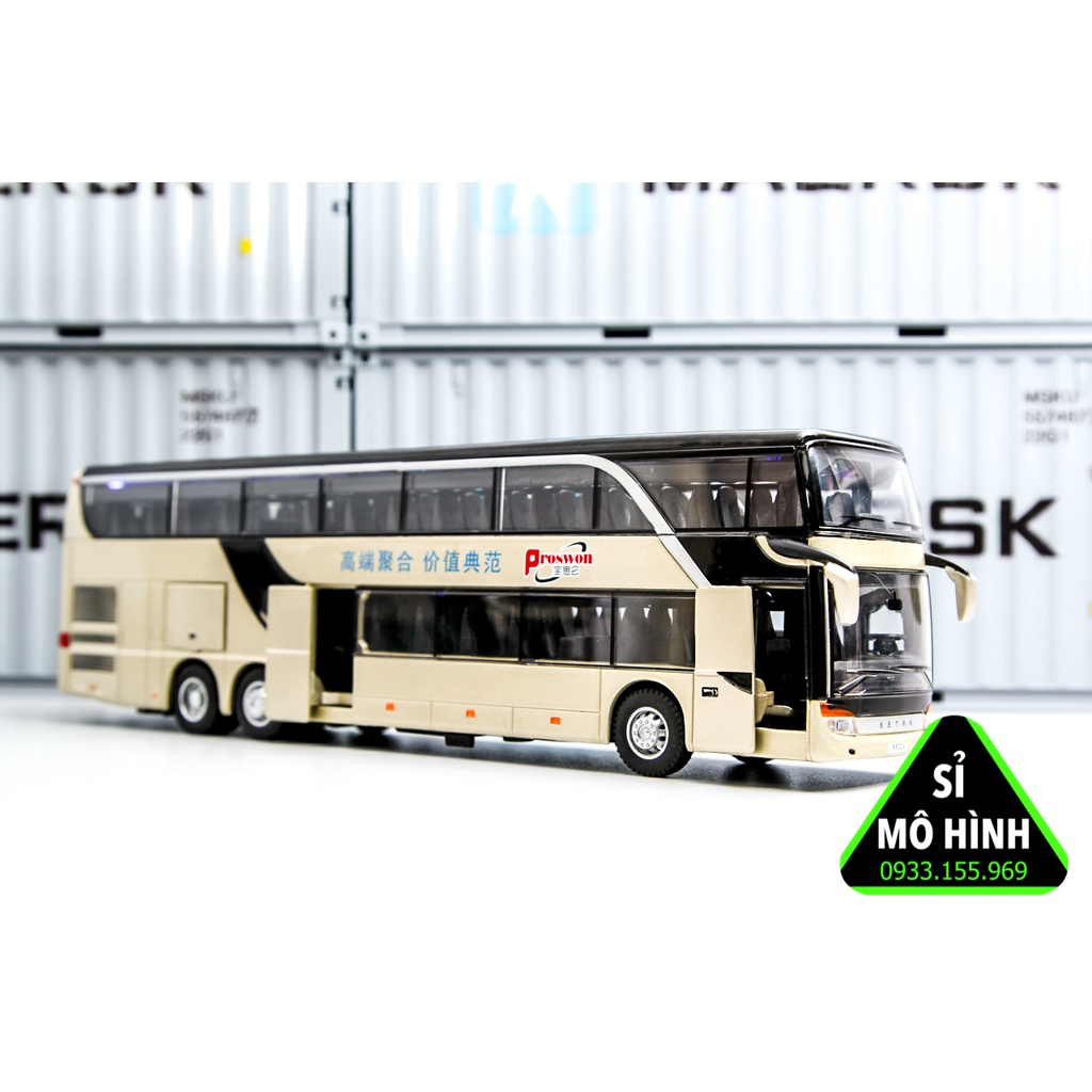 Mô hình xe khách xe bus hai tầng