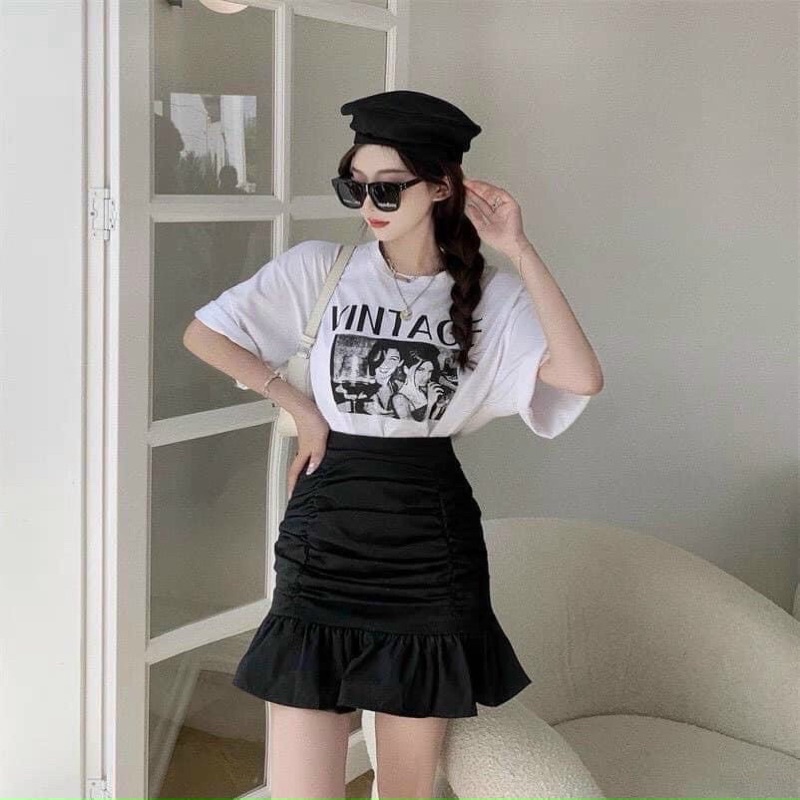 Chân váy nhún đôi cá xinh xinh
