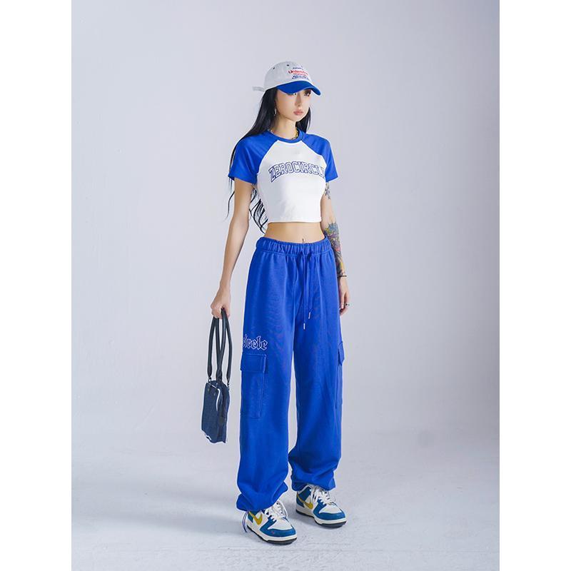 Áo Thun Tay Ngắn Dáng Ôm Phong Cách Retro Đường Phố Mỹ 2022 Thời Trang Cho Nữ