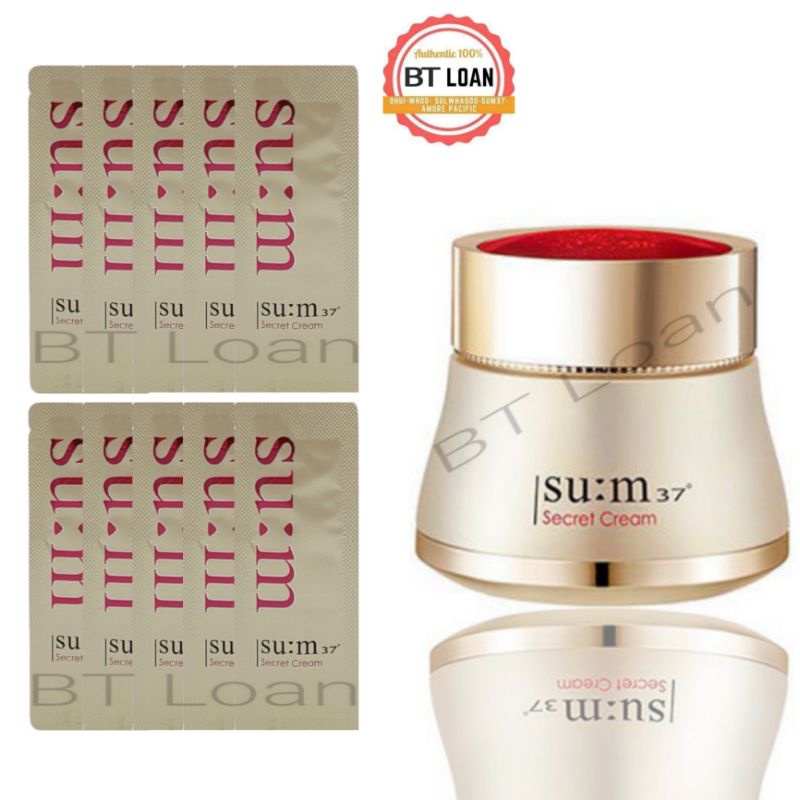 Gói Kem chống lão hóa phép màu cho làn da su:m37 secret cream 1ml