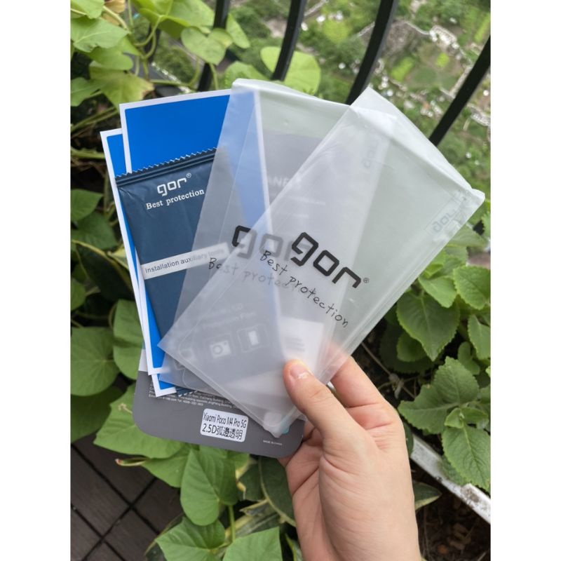 0Kính cường lực Xiaomi poco m4 pro - Chính hãng Gor chất liệu cao cấp
