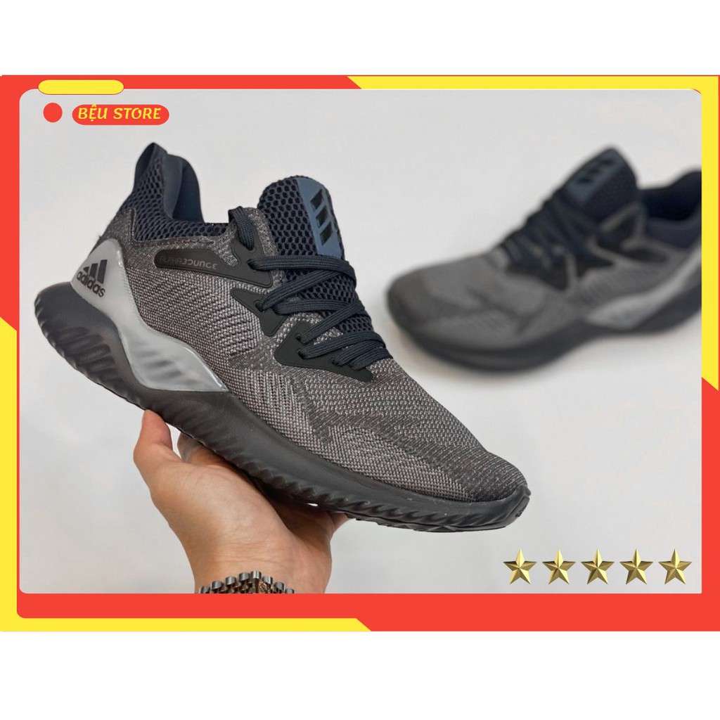 Giày Alpha 𝑴𝑶̛́𝑰 𝑵𝑯𝑨̂́𝑻 [ Giày AB ] Sneaker Nam Nữ Màu Xám Đen Cao Cấp Giá Rẻ