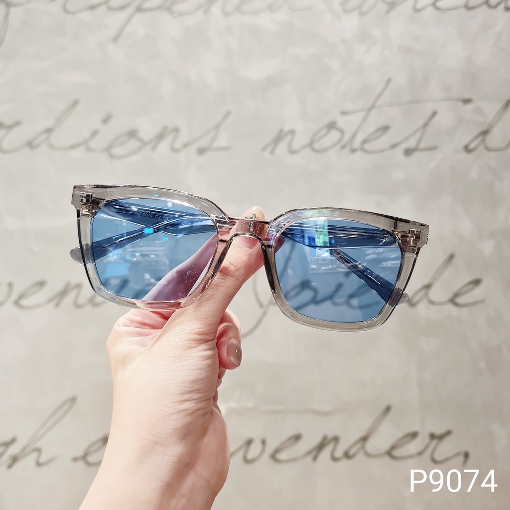 Kính mát nam nữ LILYEYEWEAR chất liệu nhựa dày dặn mắt phân cực chống tia UV400 kiểu dáng Hàn Quốc P9074