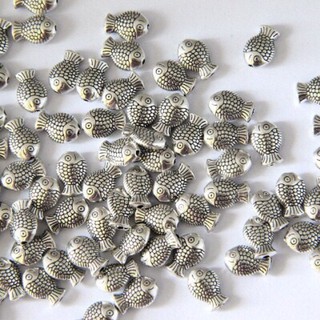 Charm bạc thái 925 xỏ luồn cá con làm handmade mix vòng tay diy - cami.j