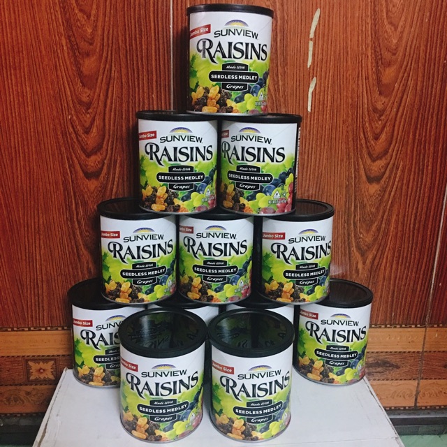Nho khô hỗn hợp Sunview Raisins Mỹ 425g