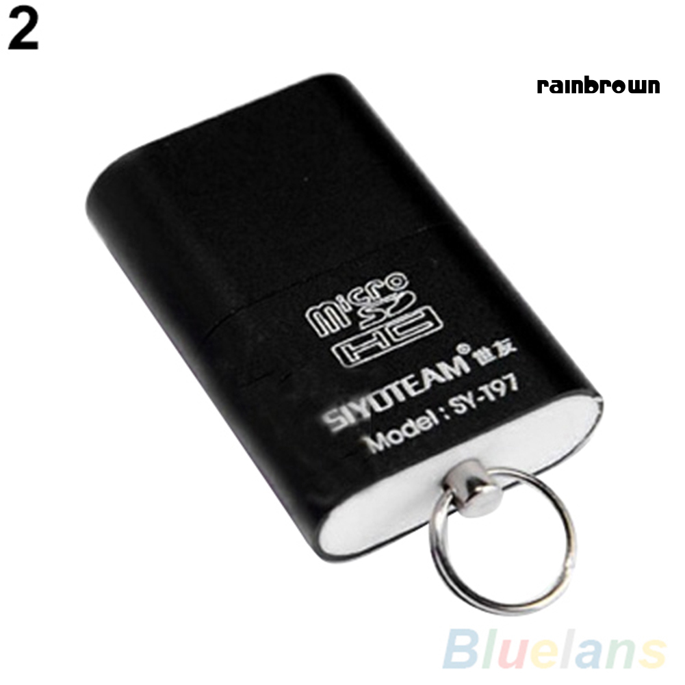 Portable Mini USB 2.0 Micro SD TF T-Flash Memory Flash Drive Adapter Card Reader /RXDN/