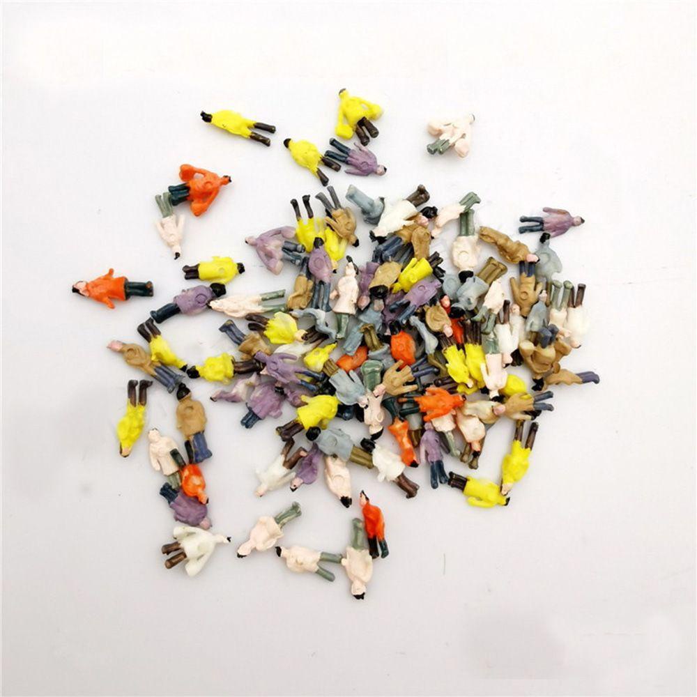 Bộ 100 Mô Hình Người Bằng Nhựa ABS Nhiều Màu Sắc Tỉ Lệ 1: 200 / 1: 100 / 1: 150 / 1: 75