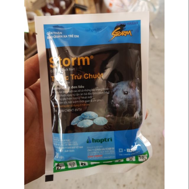 Thuốc trừ Chuột Storm dạng viên