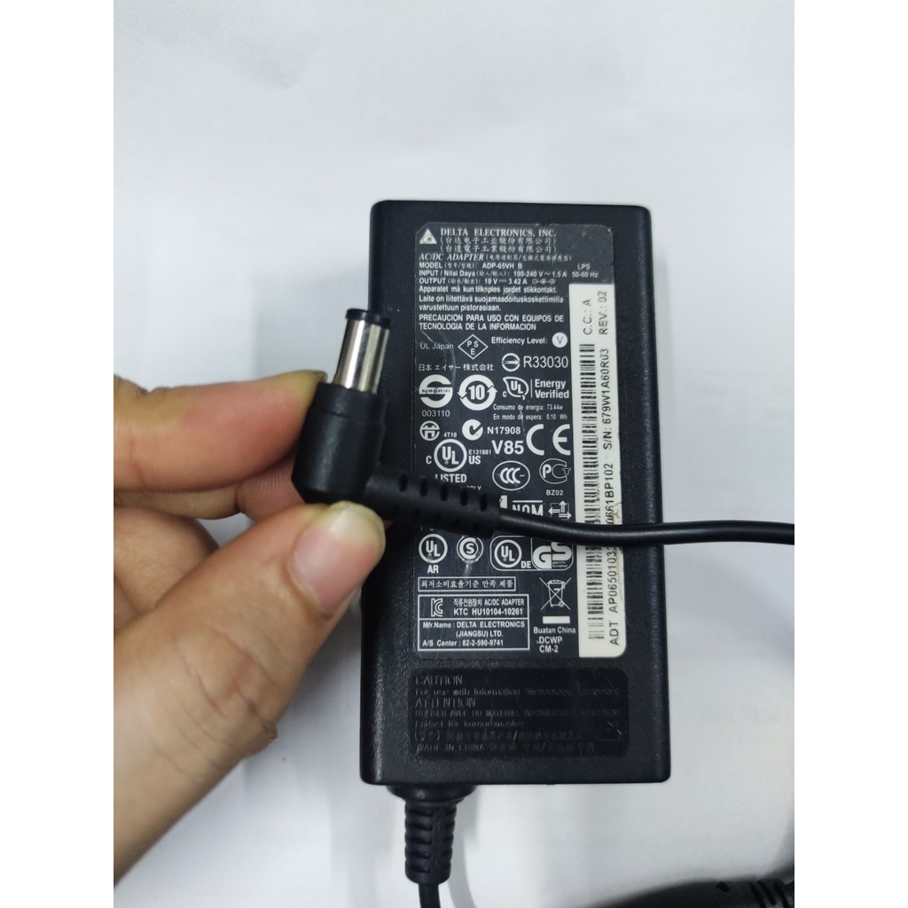 Sạc pin laptop LG 19v 3.42a