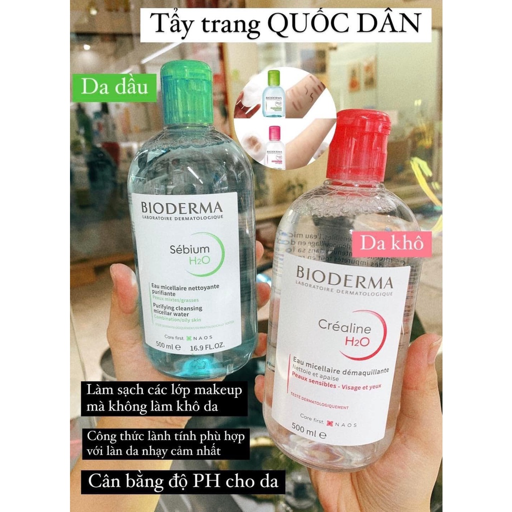 Nước Tẩy Trang Bio Pháp 500ml