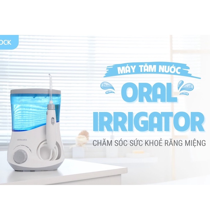 Máy Tăm Nước Không Dây Lock&amp;Lock Cordless Oral Irrigator ENR156BLU ENR111BLU