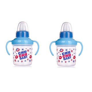 Cốc tập uống nước có núm 200ml ChuChu (bé trai)