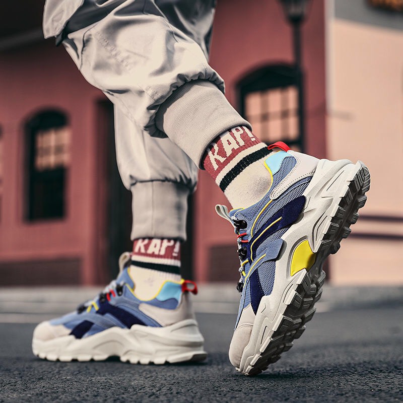 Giày Thể Thao Nam ♥️ Sneakers ♥ GD99 Chất Liệu Vải Sợi, Da Lộn, Phối Màu Cực Ngầu Trẻ Trung Mẫu Hot Trend Size 39 -44 | BigBuy360 - bigbuy360.vn